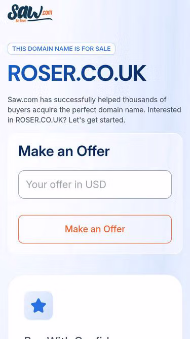 Screenshot of roser.co.uk