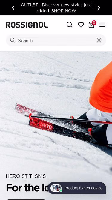 Screenshot of rossignol.nz