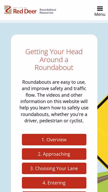 Screenshot of roundabout.how