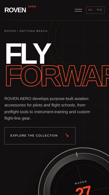 Screenshot of roven.aero