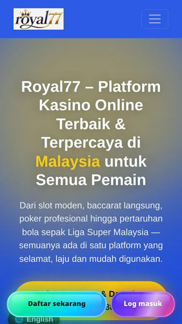 Screenshot of royal77.xyz