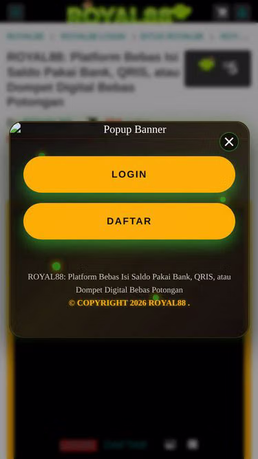 Screenshot of royal88.io