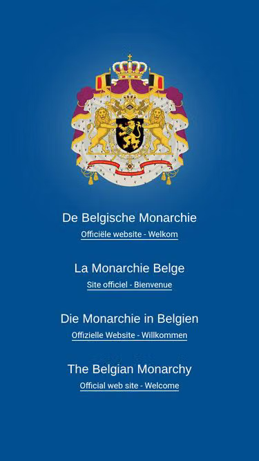 Screenshot of royalfamily.be