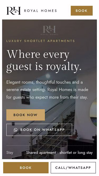 Screenshot of royalhomes.online