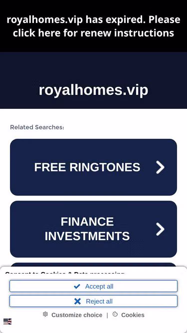 Screenshot of royalhomes.vip