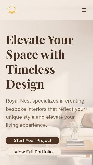Screenshot of royalnest.studio