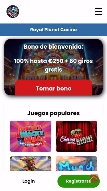 Screenshot of royalplanet.es