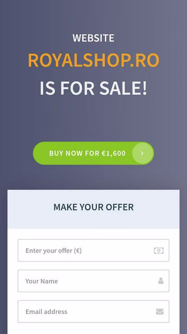 Screenshot of royalshop.ro