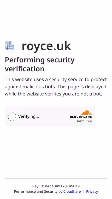 Screenshot of royce.uk