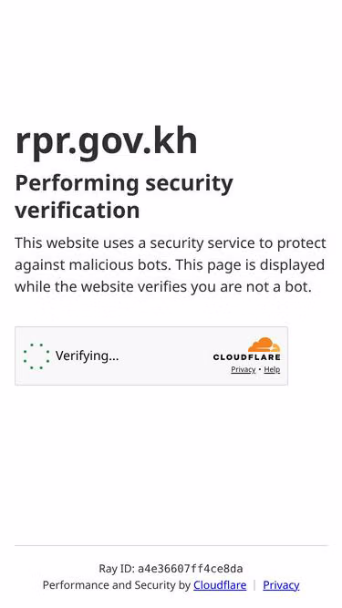 Screenshot of rpr.gov.kh