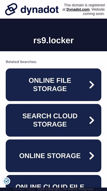 Screenshot of rs9.locker