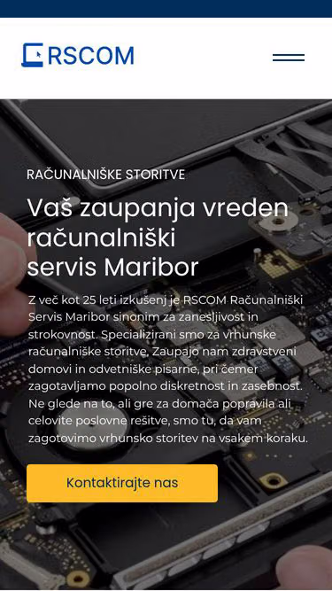 Screenshot of rscom.si