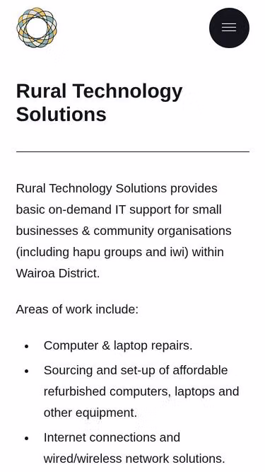 Screenshot of rtech.nz