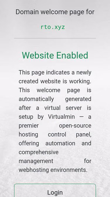 Screenshot of rto.xyz