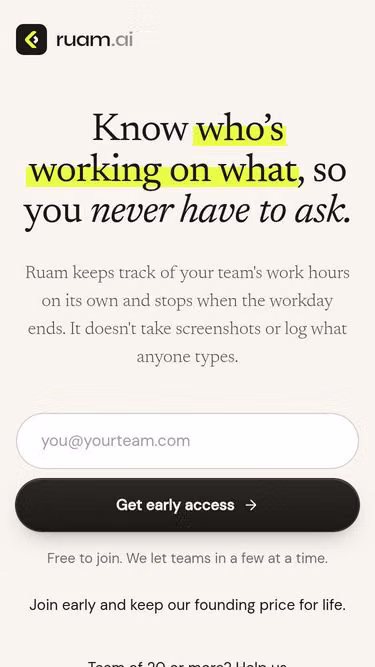 Screenshot of ruam.sh