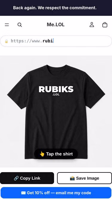 Screenshot of rubiks.lol
