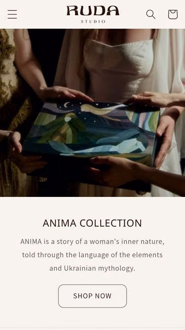 Screenshot of ruda.com.ua