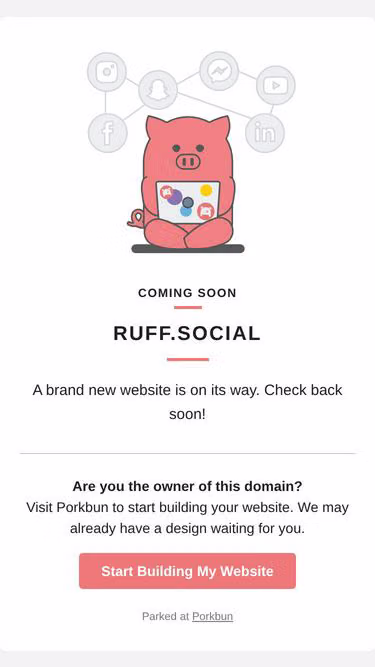 Screenshot of ruff.social