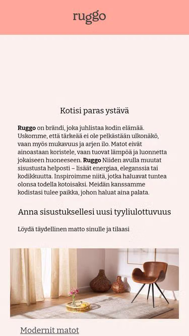 Screenshot of ruggo.fi
