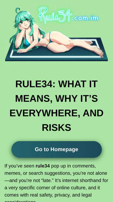 Screenshot of rule34.cv