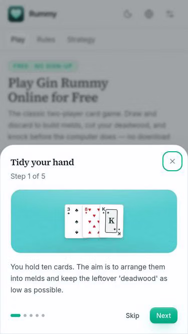 Screenshot of rummy.gg