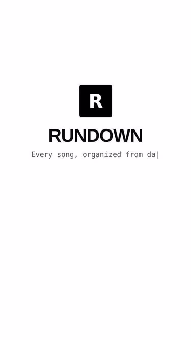 Screenshot of rundown.ink