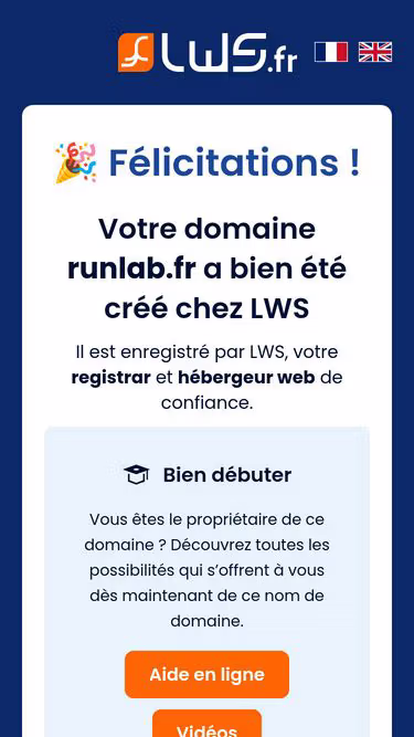 Screenshot of runlab.fr