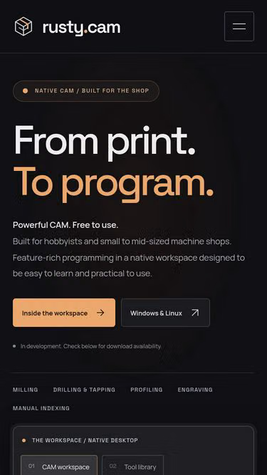 Screenshot of rusty.cam