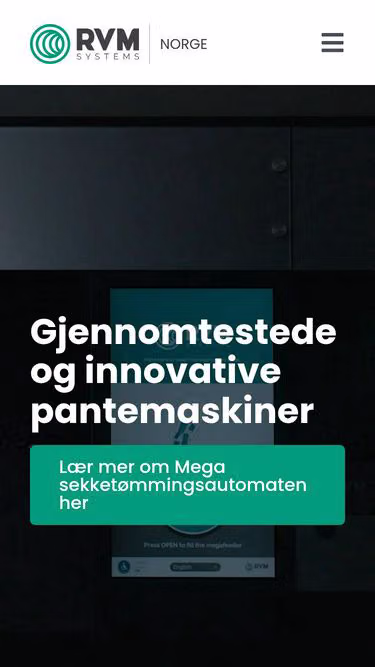Screenshot of rvmsystems.no