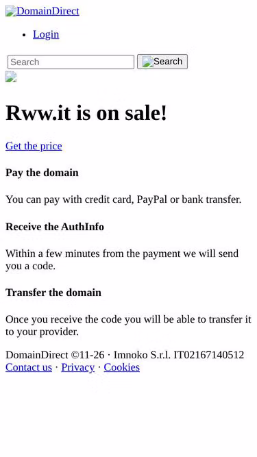 Screenshot of rww.it