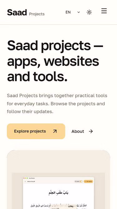 Screenshot of saad.men