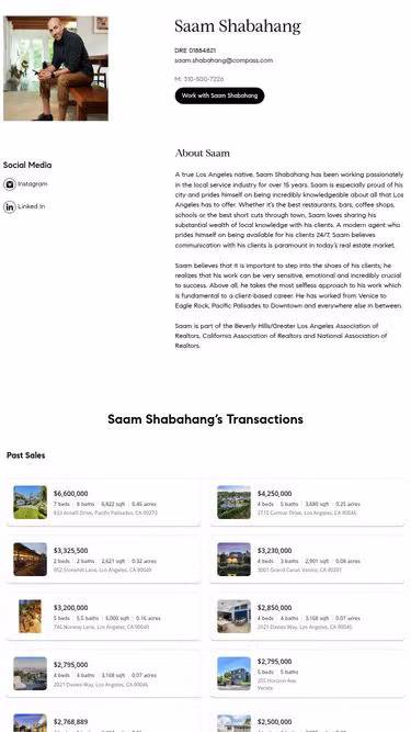 Screenshot of saam.la