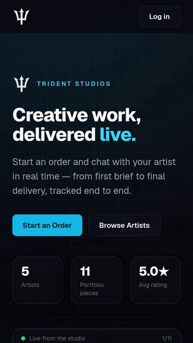 Screenshot of saber.services
