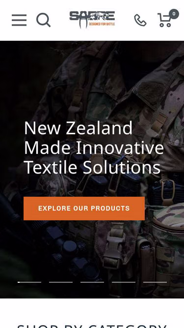 Screenshot of sabre.nz