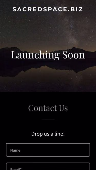 Screenshot of sacredspace.biz