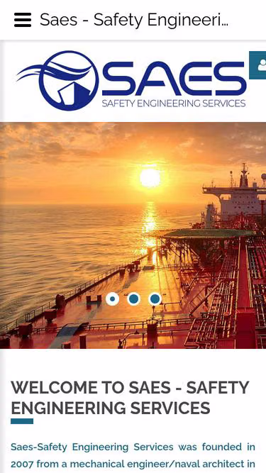 Screenshot of saes.gr