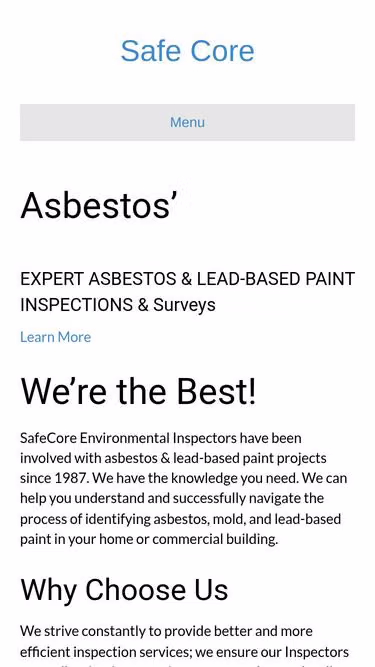 Screenshot of safecore.net