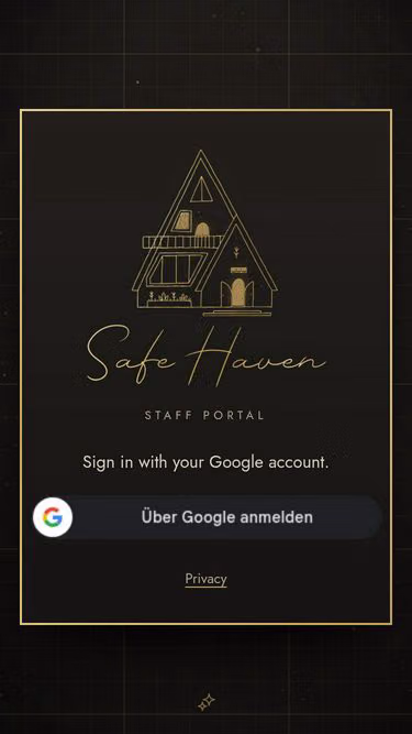 Screenshot of safehaven.work