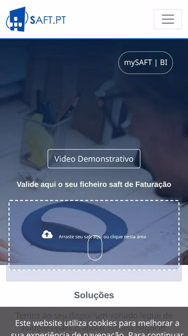 Screenshot of saft.pt