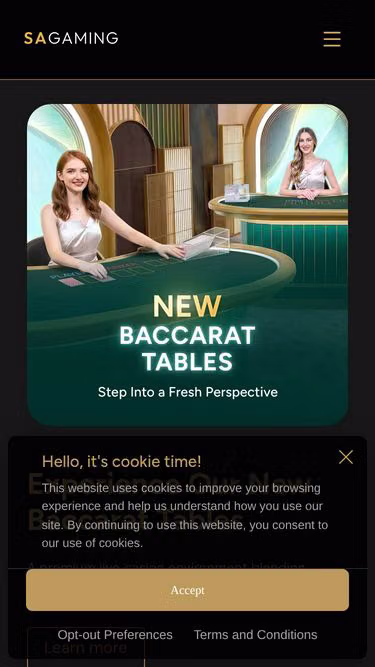Screenshot of sagaming.com.cv