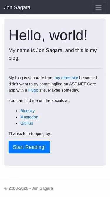 Screenshot of sagara.net