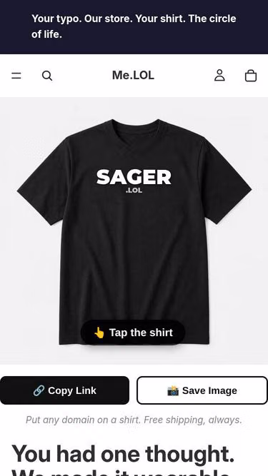 Screenshot of sager.lol