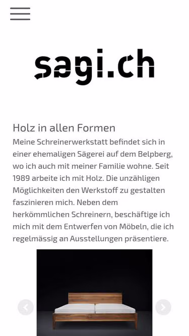 Screenshot of sagi.ch
