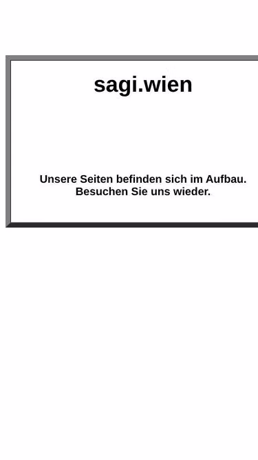 Screenshot of sagi.wien