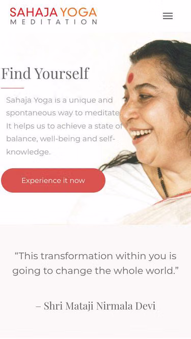 Screenshot of sahajayoga.nl