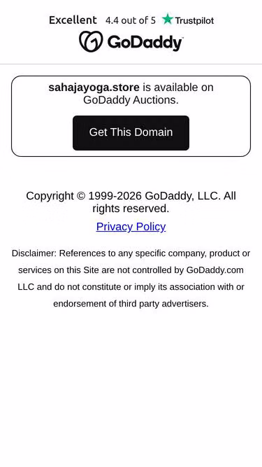 Screenshot of sahajayoga.store