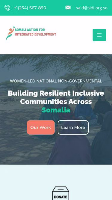 Screenshot of said.org.so