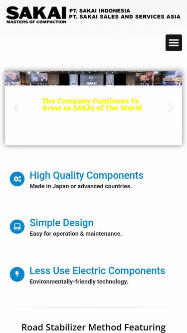 Screenshot of sakai.co.id