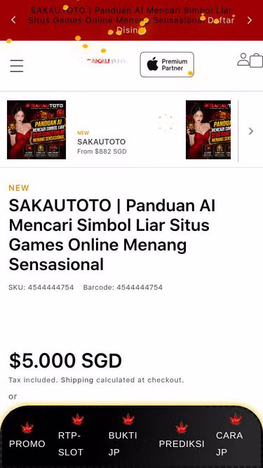 Screenshot of sakautoto.ai