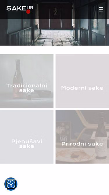 Screenshot of sake.hr